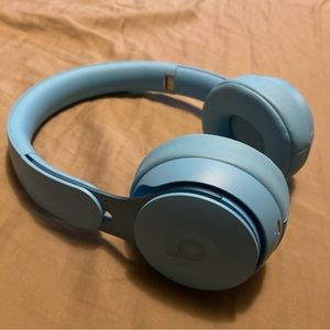 Beats by Dre solo pro light blue wireless headphones